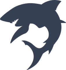 Shark Shape Sticker