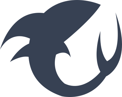 Shark With Thin Pointed Tail Sticker