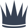 Sharp Crown Sticker