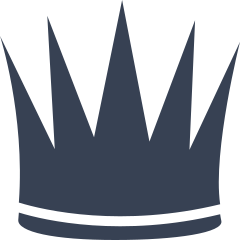 Sharp Crown Sticker