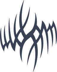 Sharp Gothic Border Sticker