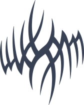 Sharp Gothic Border Sticker