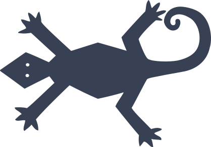 Sharp Lizard Gecko Sticker