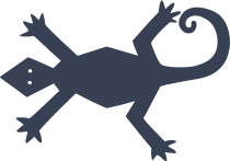 Sharp Lizard Gecko Sticker