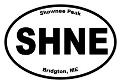 Shawnee Peak Oval Sticker