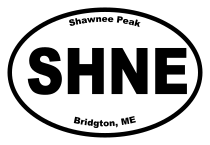 Shawnee Peak Oval Sticker