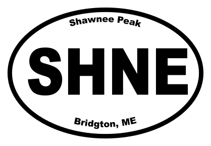 Shawnee Peak Oval Sticker