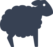 Sheep Lamb Silhouette Sticker