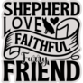Shepherd Love Sticker