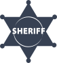 Sheriff Star Badge Sticker