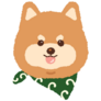 Shiba Inu Bandana Sticker