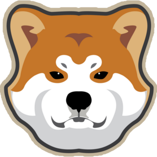 Shiba Inu Brown Sticker