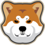 Shiba Inu Brown Sticker
