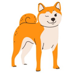 Shiba Inu Foxlike Sticker