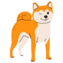 Shiba Inu Foxlike Sticker