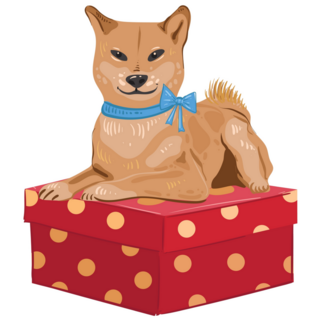 Shiba-inu Gift Sticker