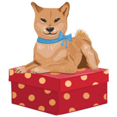 Shiba-inu Gift Sticker
