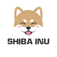 Shiba Inu Lettering Sticker
