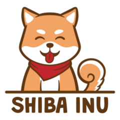 Shiba Inu Logo Sticker