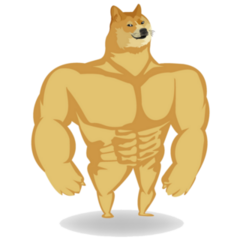 Shiba Inu Meme Sticker