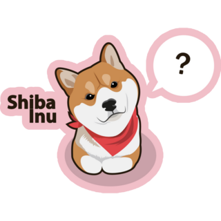 Shiba Inu Question Sticker