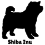  Shiba Inu Silhouette Sticker
