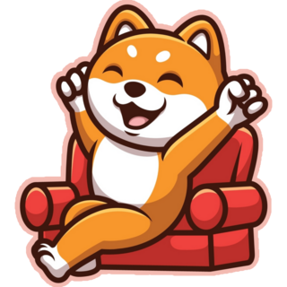 Shiba Inu Sofa Sticker