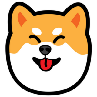 Shiba Smile Icon Sticker