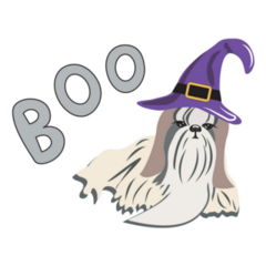 Shih Tzu Boo Sticker