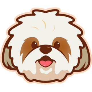 Shih Tzu Cute Face Sticker