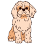 Shih Tzu Cute Sticker