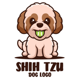 Shih Tzu Dog Logo Sticker