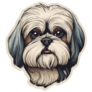 Shih Tzu Icon Sticker