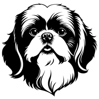Shih Tzu Outline Sticker