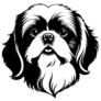 Shih Tzu Outline Sticker