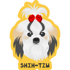 Shih Tzu Pop Art Sticker