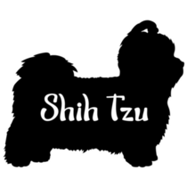 Shih Tzu Silhouette Sticker