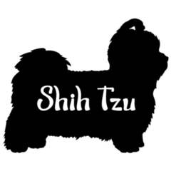 Shih Tzu Silhouette Sticker