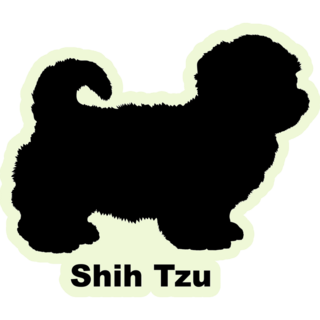 Shih Tzu Solid Sticker