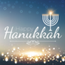 Shining Happy Hanukkah Sticker