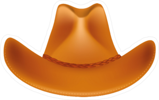 Shiny Cowboy Hat Sticker