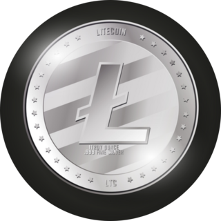 Shiny Litecoin Sticker