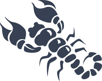 Shiny Scorpion Sticker