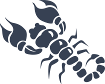 Shiny Scorpion Sticker