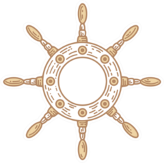 Ship Steering Wheel Sticker