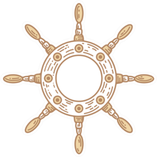 Ship Steering Wheel Sticker