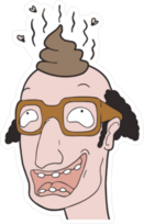 Shithead Meme Sticker