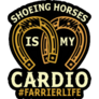 Shoeing Horses Is My Cardio Sticker