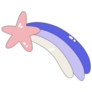Shooting Star 00s Sticker