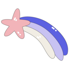 Shooting Star 00s Sticker